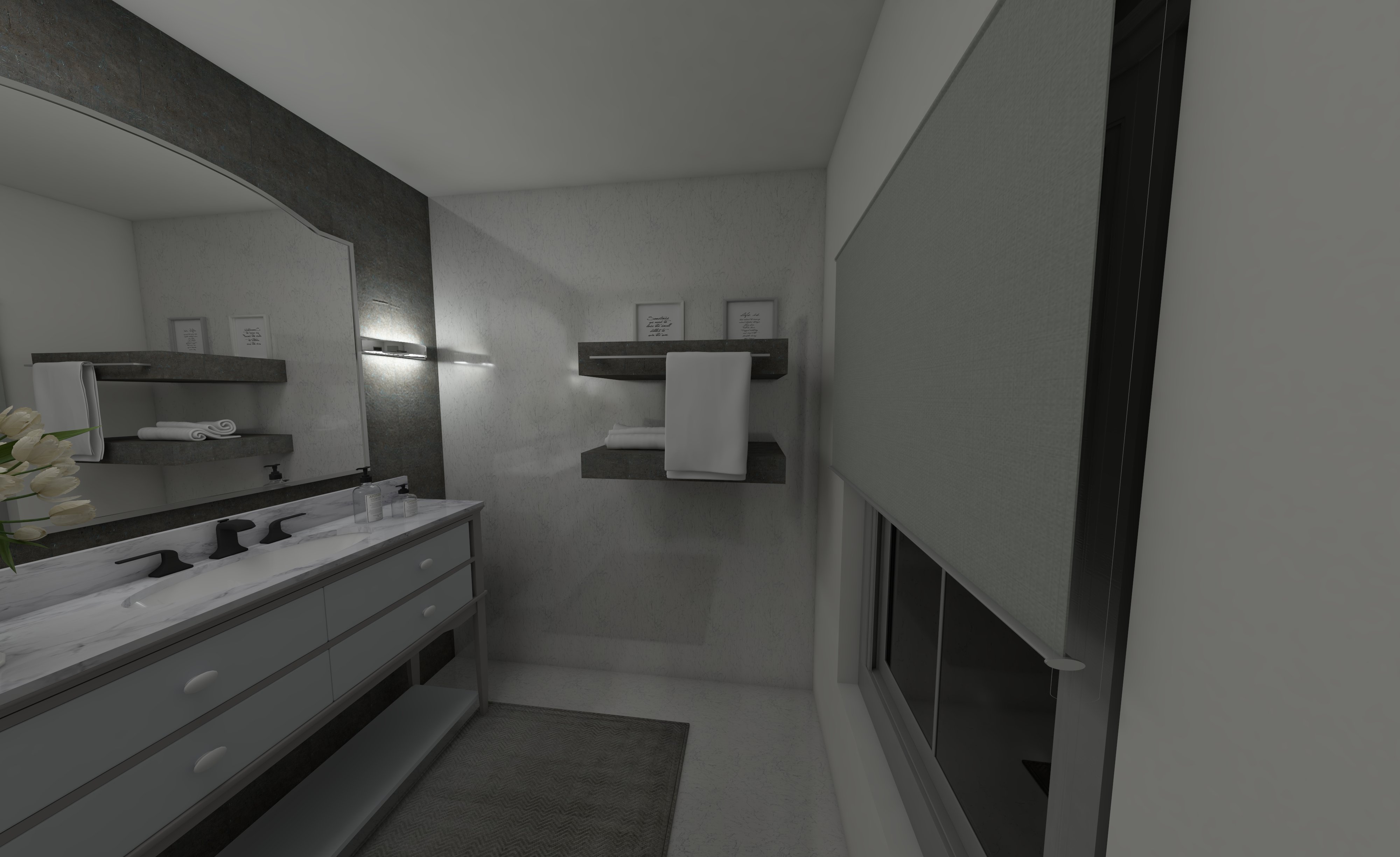 Modern Jewel Box Powder Room - Image 1