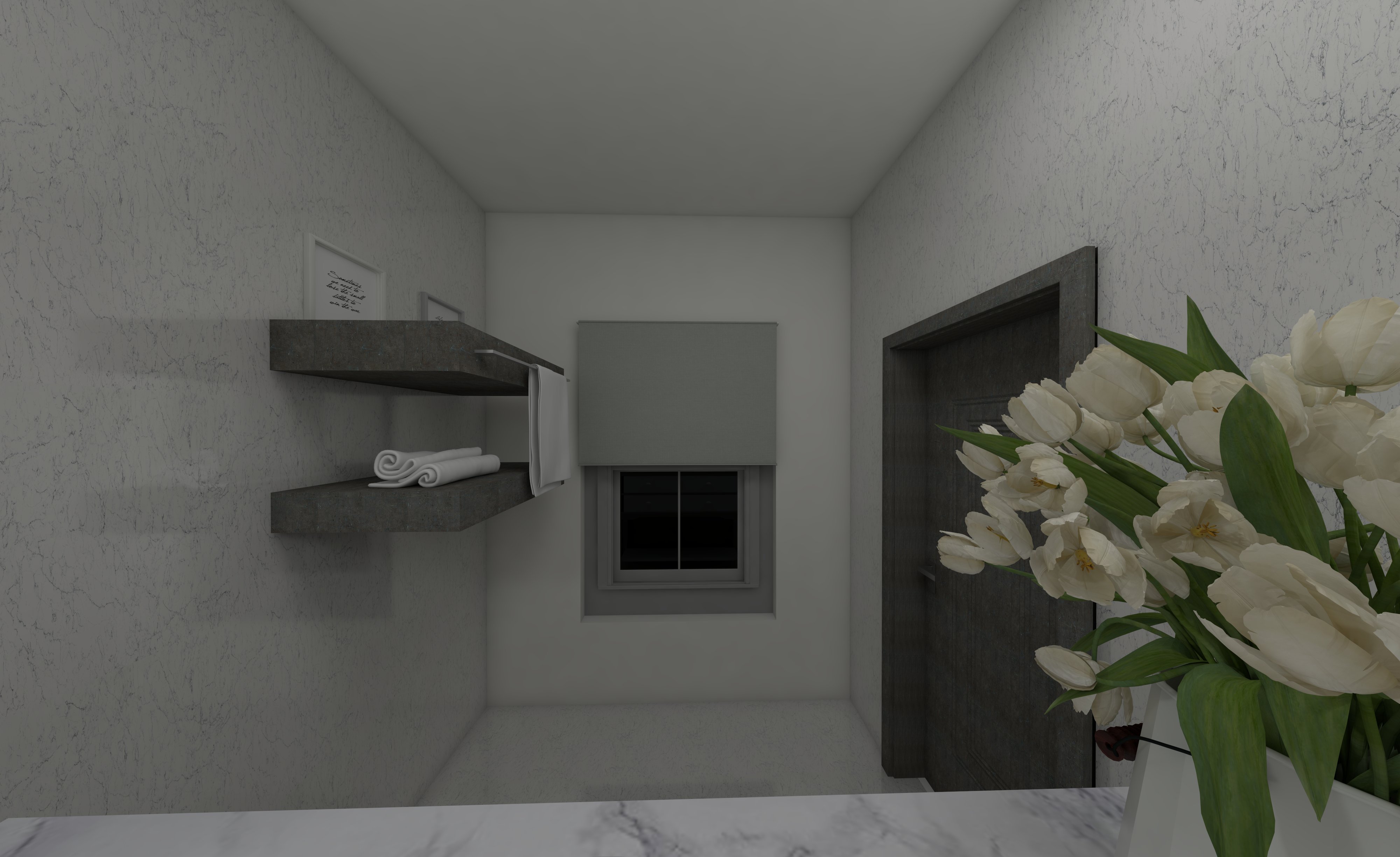 Modern Jewel Box Powder Room - Image 2